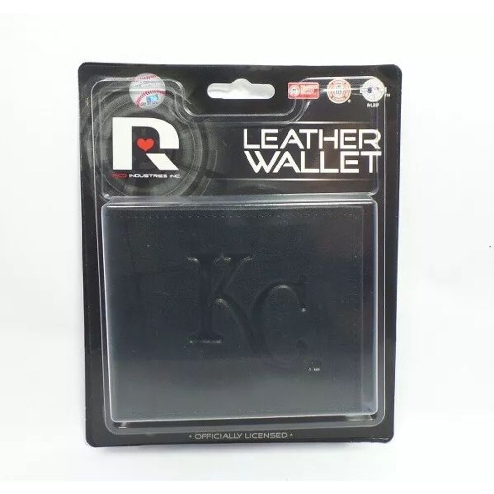 Rico Industries MLB Kansas City Royals Leather Wallet - Black